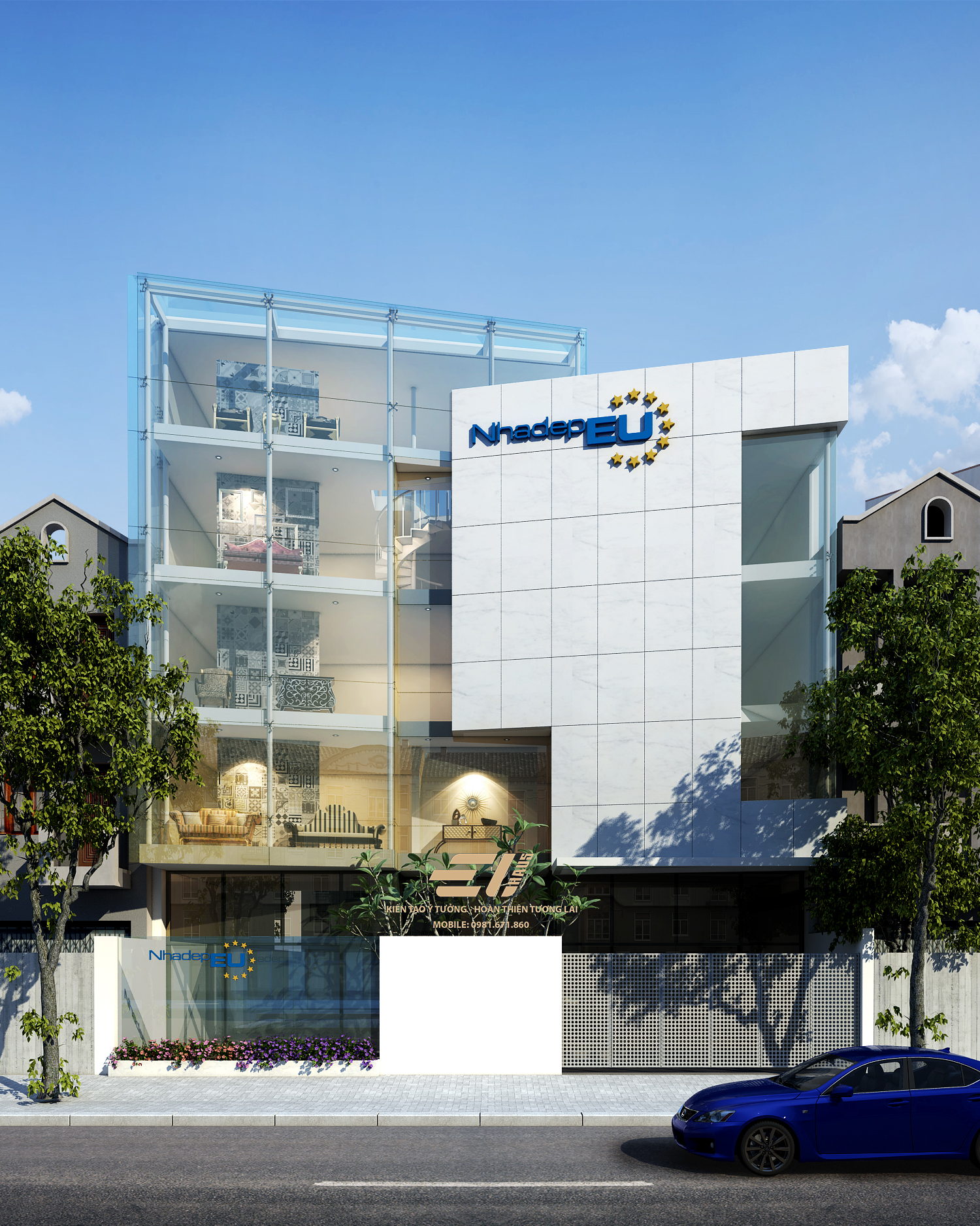 THIẾT KẾ- VP "NHÀ ĐẸP EU"